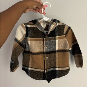 Plaid toddler top
